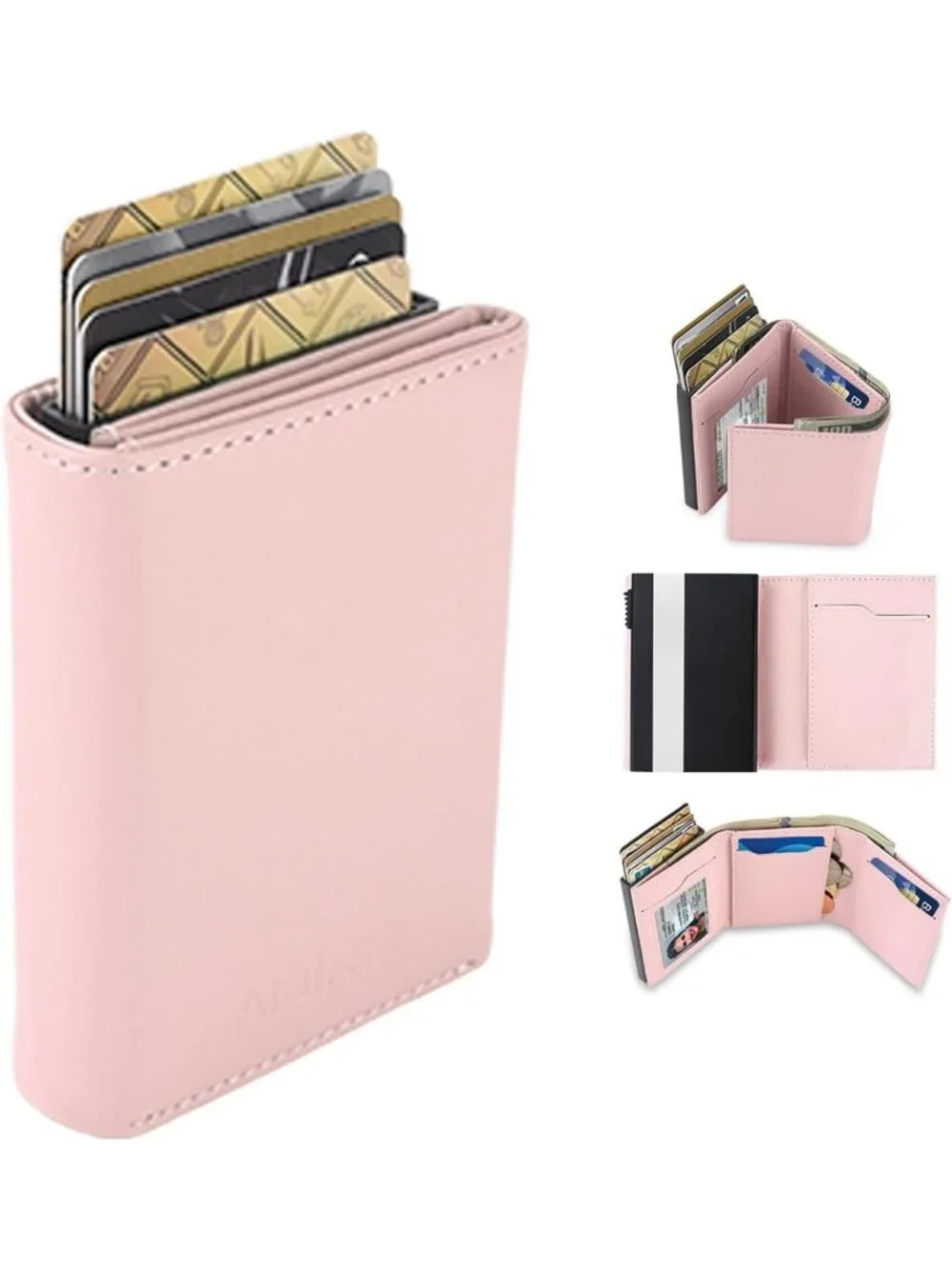 Trifold RFID Blocking Wallet for Men | Minimalist Smart Design, Holds 12 Cards